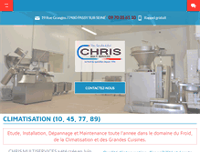 Tablet Screenshot of chris-multi-services.com